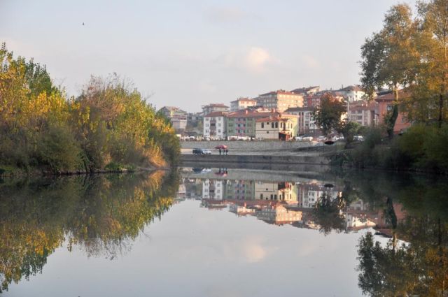 reflection of bartın river