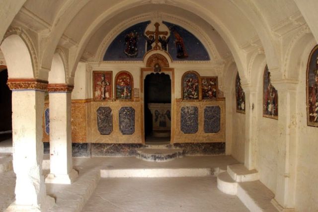 fresks ans coloms in church of mustafa pasa